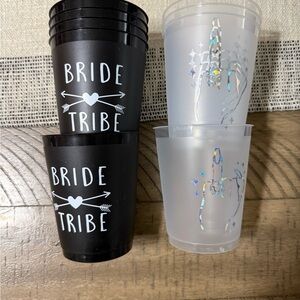 Bride Tribe Party Cups Set